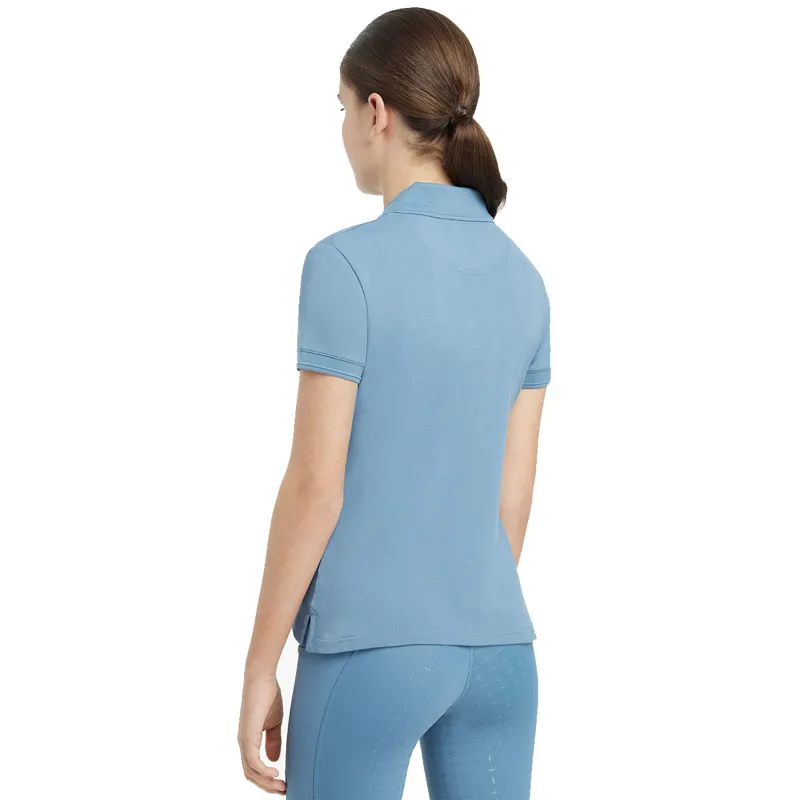 LeMieux Young Rider Classique Polo Shirt - Ice Blue-2