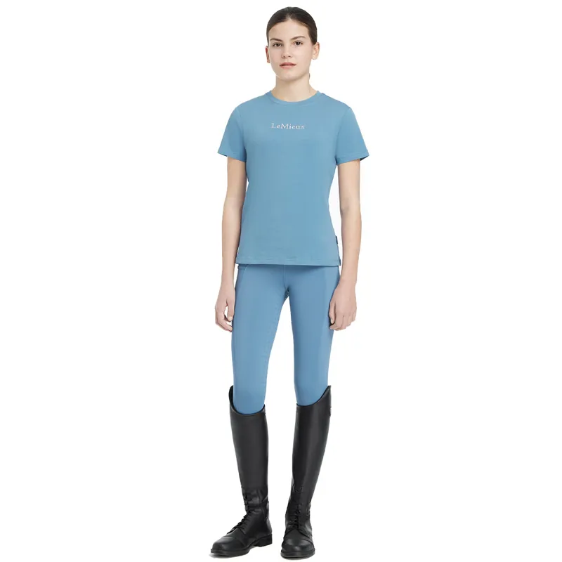 LeMieux Young Rider Classique T-Shirt - Ice Blue-2