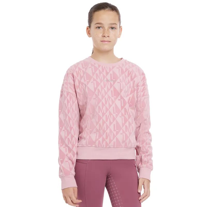 LeMieux Young Rider Clea Junior Crew Jumper - Blossom