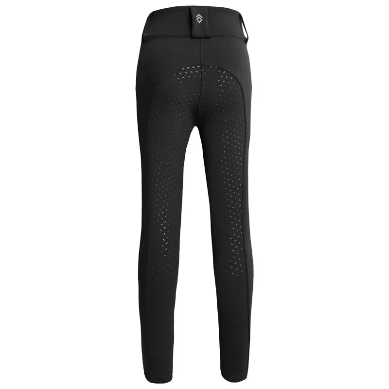 Aztec Diamond Young Rider Compression Full Grip Pull On Breeches - Black-2