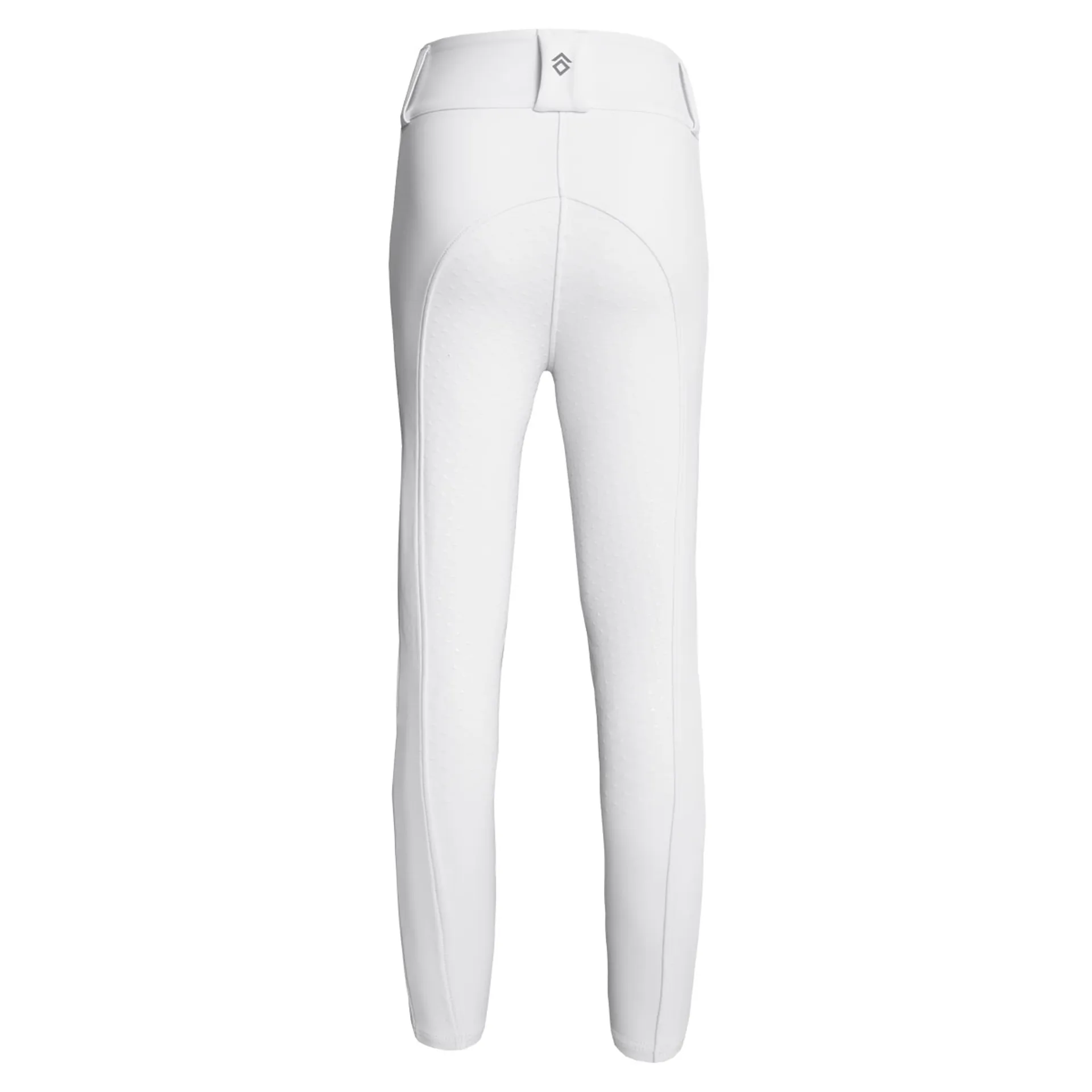 Aztec Diamond Young Rider Compression Full Grip Breeches - White