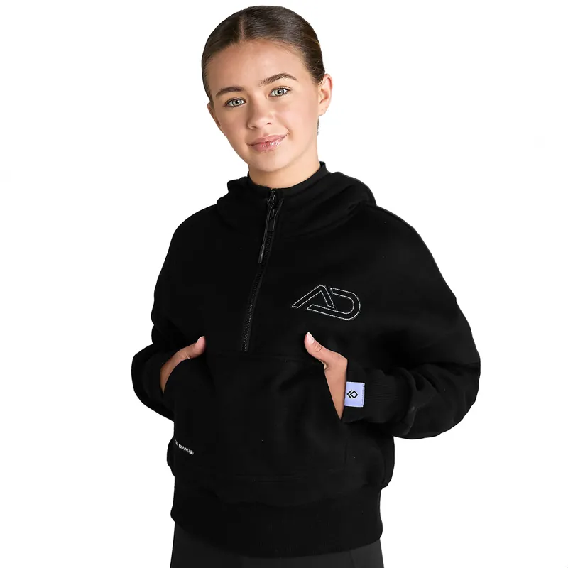 Aztec Diamond Young Rider Cosmic Half Zip Hoodie - Black