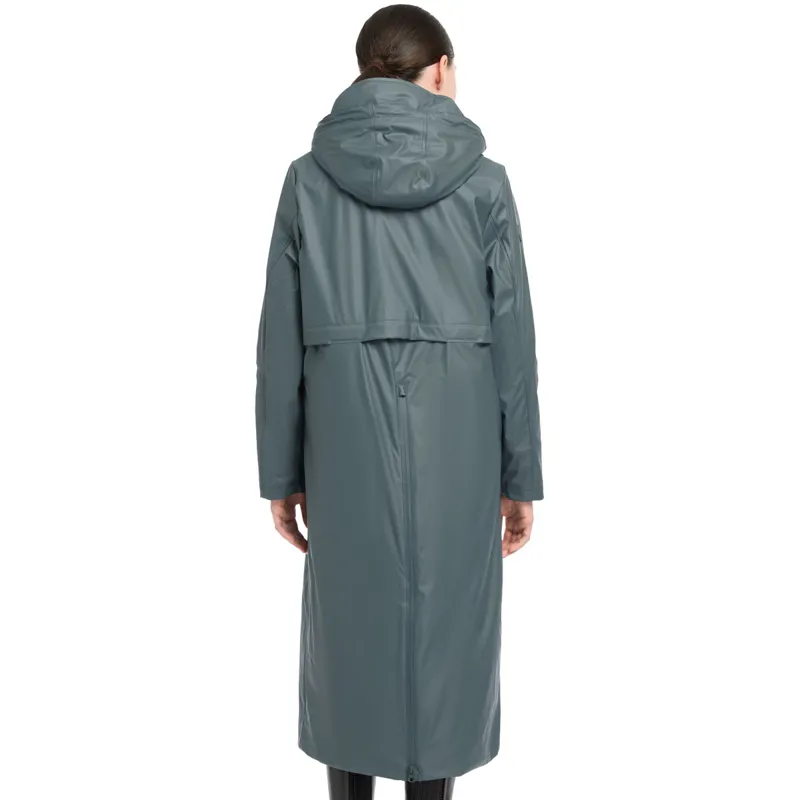 LeMieux Young Rider All Elements Waterproof Coat - Petrol-8