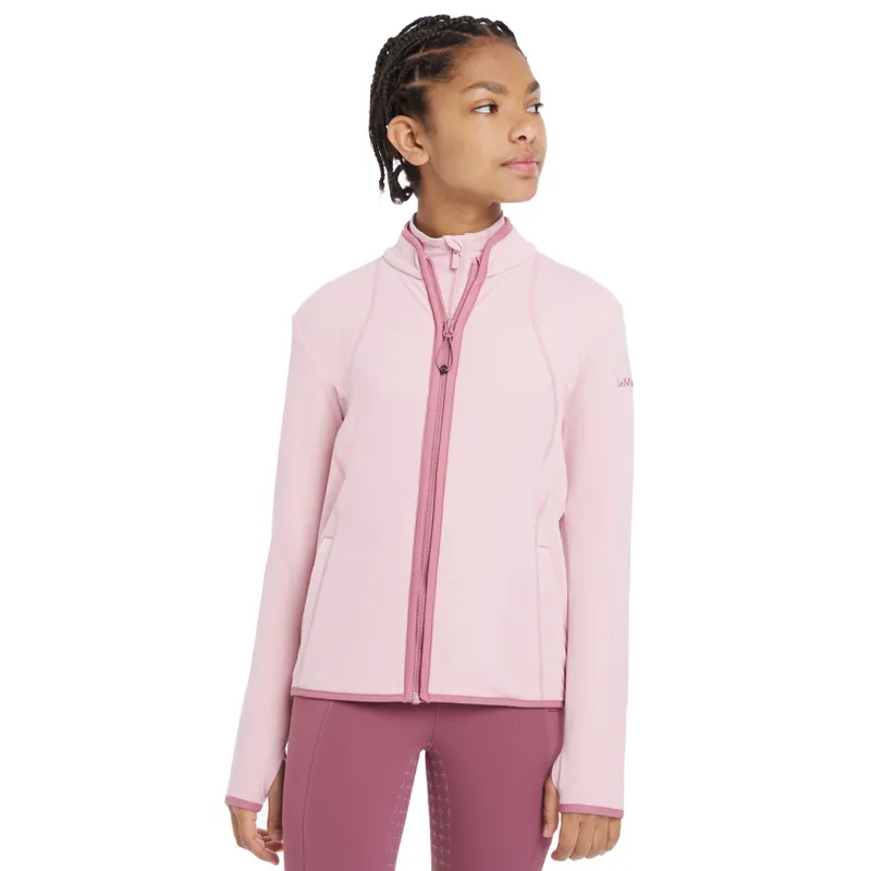 LeMieux Felicity Young Rider Zip Through Fleece - Blossom