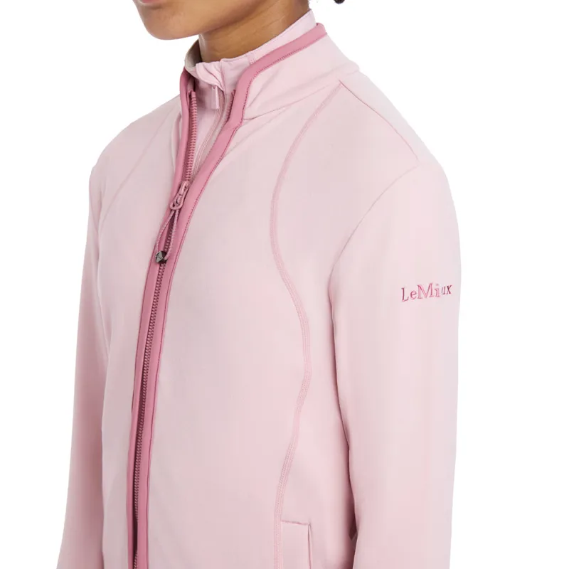 LeMieux Felicity Young Rider Zip Through Fleece - Blossom-2