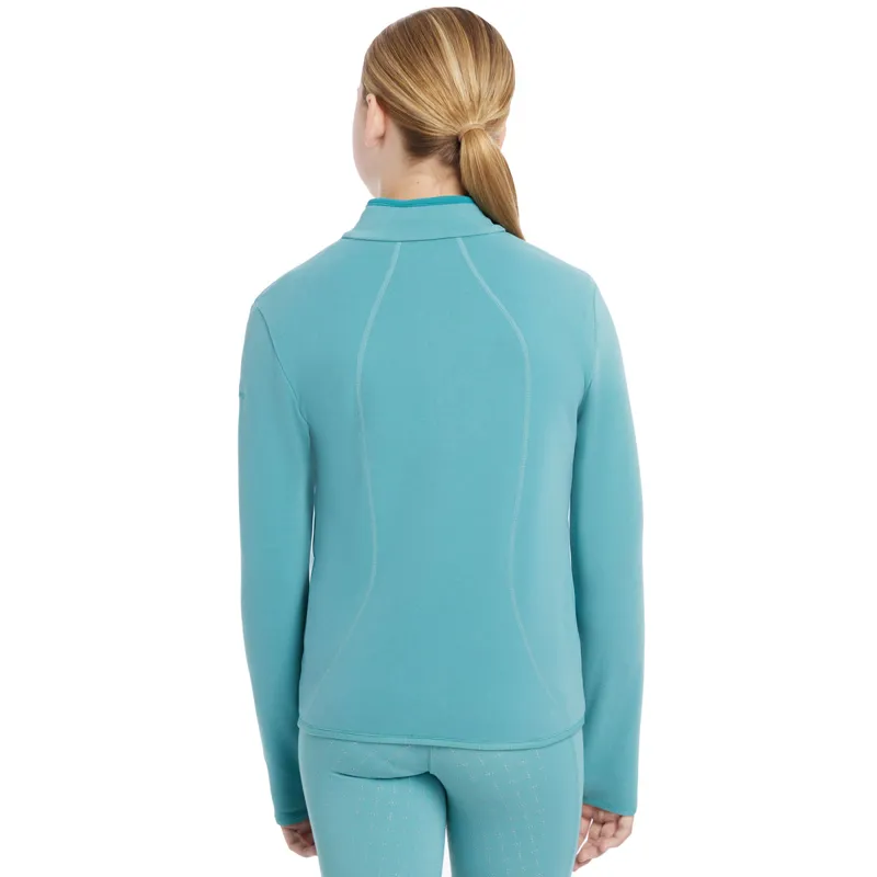 LeMieux Felicity Young Rider Zip Through Fleece - Lagoon-1
