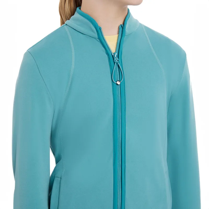 LeMieux Felicity Young Rider Zip Through Fleece - Lagoon-5