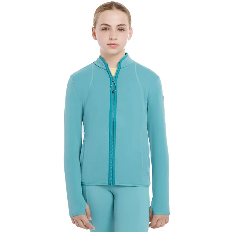 LeMieux Felicity Young Rider Zip Through Fleece - Lagoon