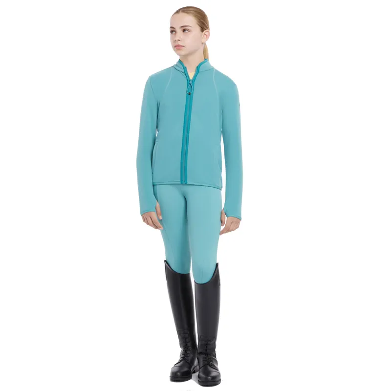 LeMieux Felicity Young Rider Zip Through Fleece - Lagoon-4