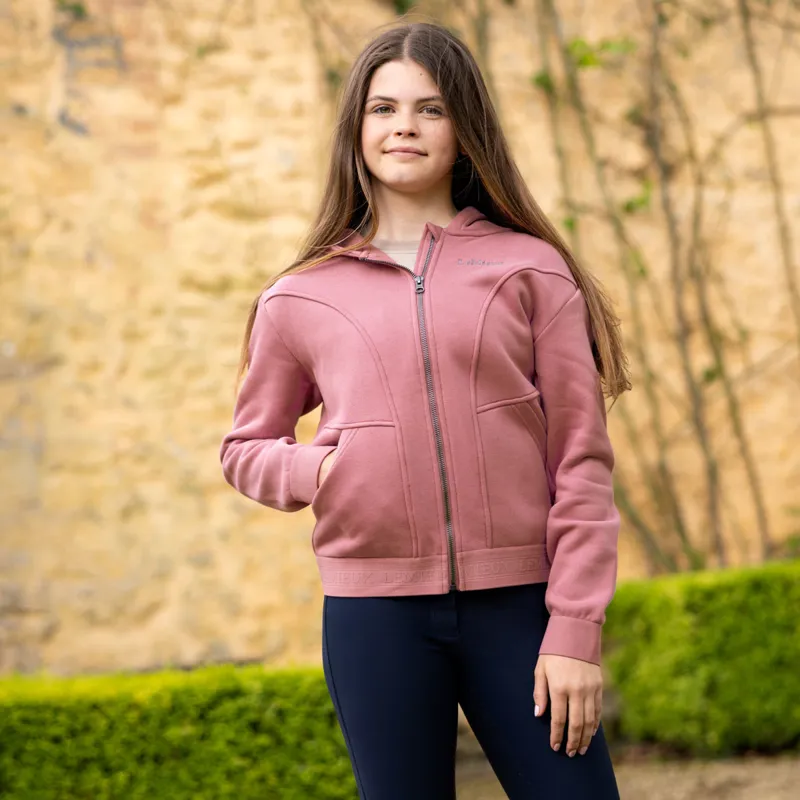 LeMieux Young Rider Hadley Junior Hoodie - Peony-2