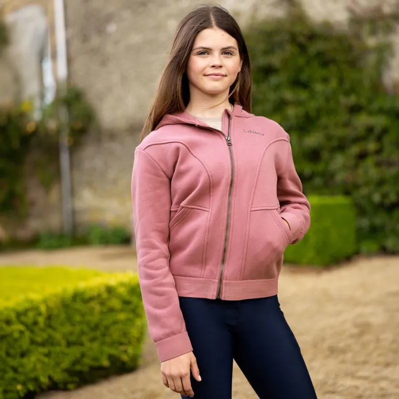 LeMieux Young Rider Hadley Junior Hoodie - Peony-1
