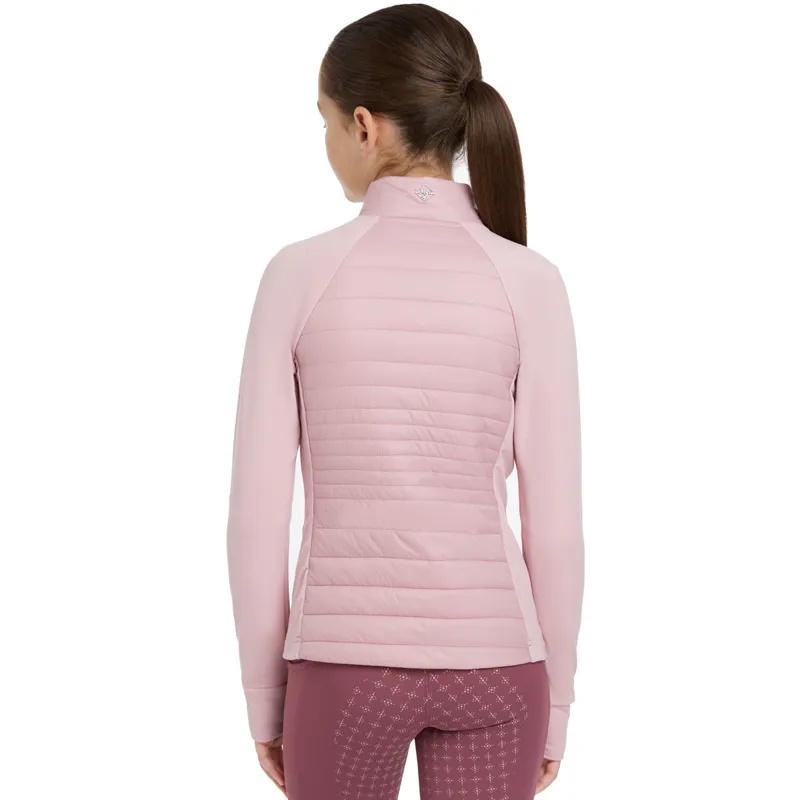 LeMieux Young Rider Josephine Junior Hybrid Quilted Jacket - Blossom-3