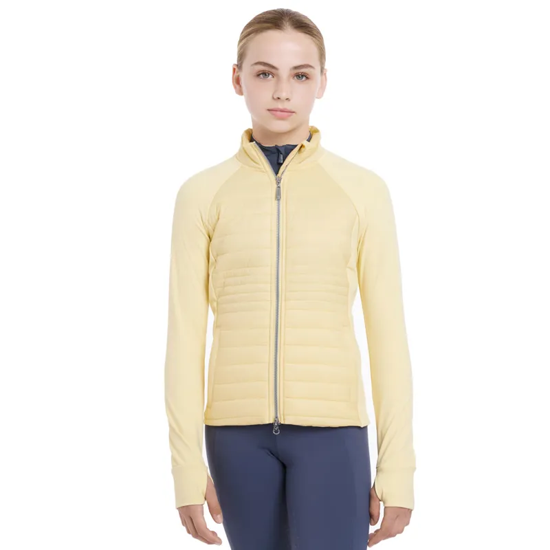 LeMieux Young Rider Josephine Junior Hybrid Quilted Jacket - Mimosa