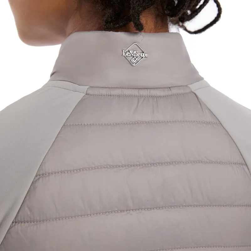 LeMieux Young Rider Josephine Junior Hybrid Quilted Jacket - Pecan-5