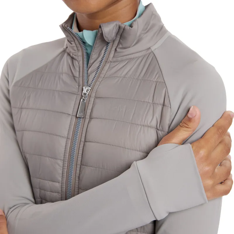 LeMieux Young Rider Josephine Junior Hybrid Quilted Jacket - Pecan-3