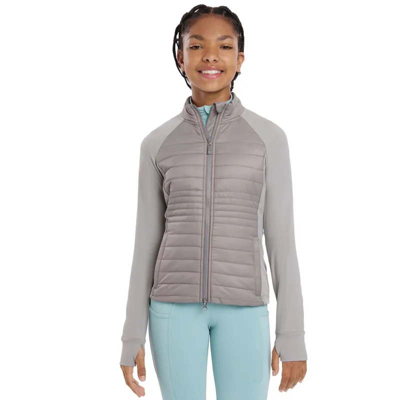 LeMieux Young Rider Josephine Junior Hybrid Quilted Jacket - Pecan