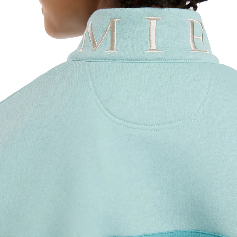 LeMieux Young Rider Kate Junior Quarter Zip Sweater - Lagoon-3