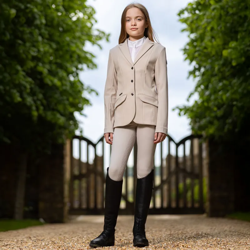 LeMieux Kennedy Young Rider Show Jacket - Stone-4