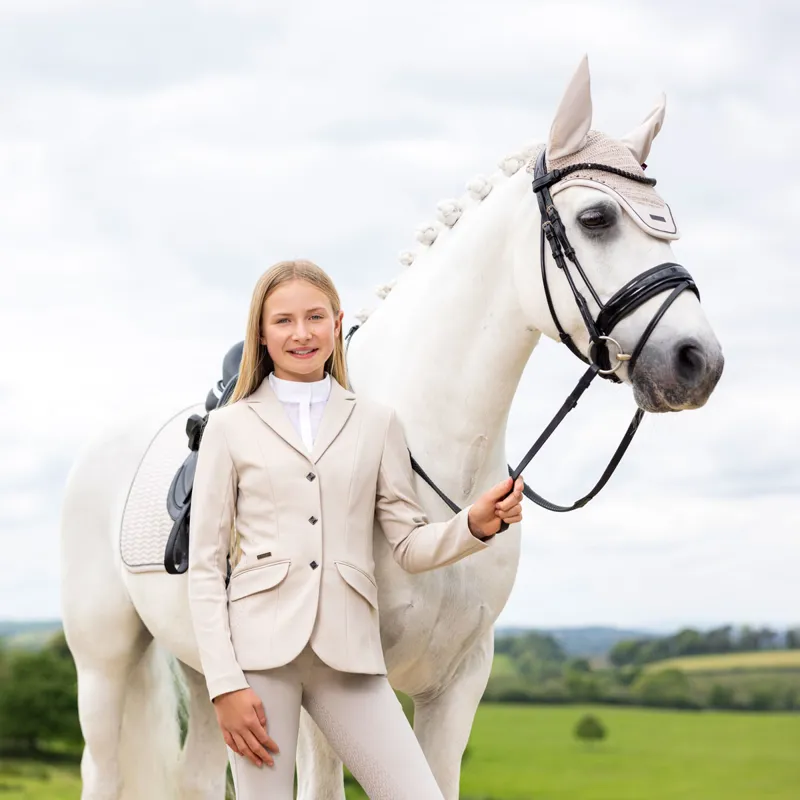 LeMieux Kennedy Young Rider Show Jacket - Stone-8