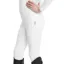 Aztec Diamond Young Rider Full Grip Junior Riding Leggings - White