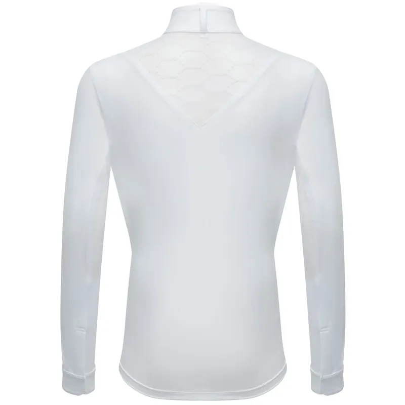 LeMieux Young Rider Eva Long Sleeve Competition Shirt - White-2