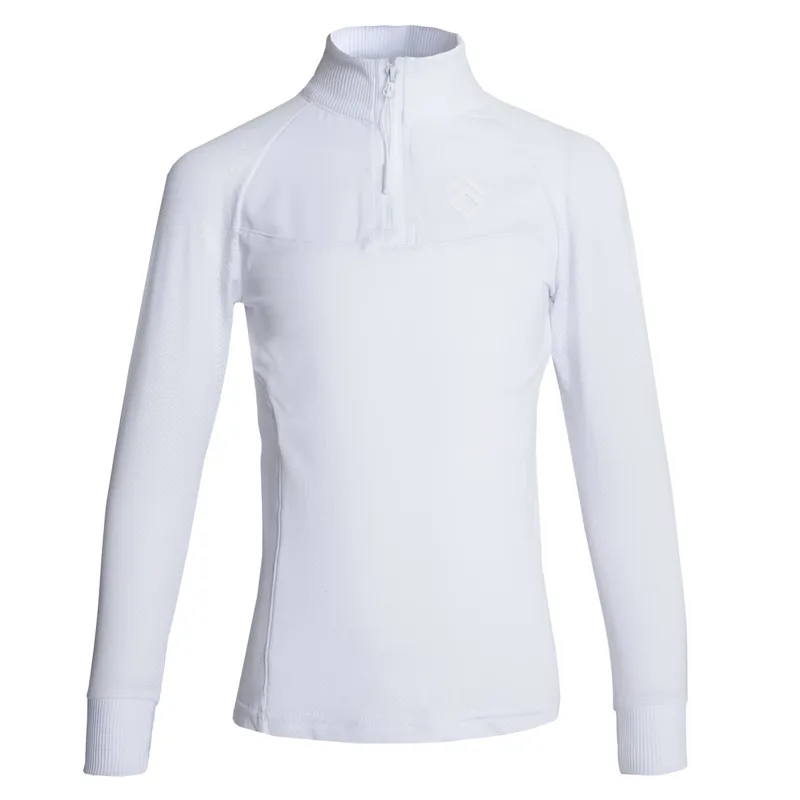Aztec Diamond Young Rider Mesh Junior Show Shirt - White-1