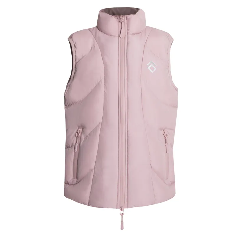 Aztec Diamond Young Rider Puffer Gilet - Pink-4