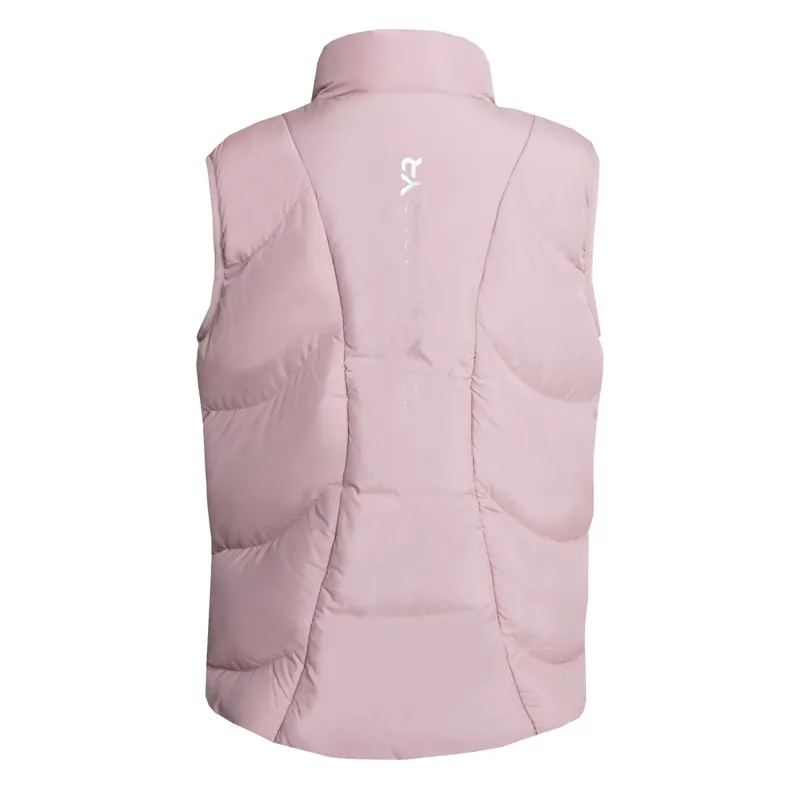 Aztec Diamond Young Rider Puffer Gilet - Pink-5