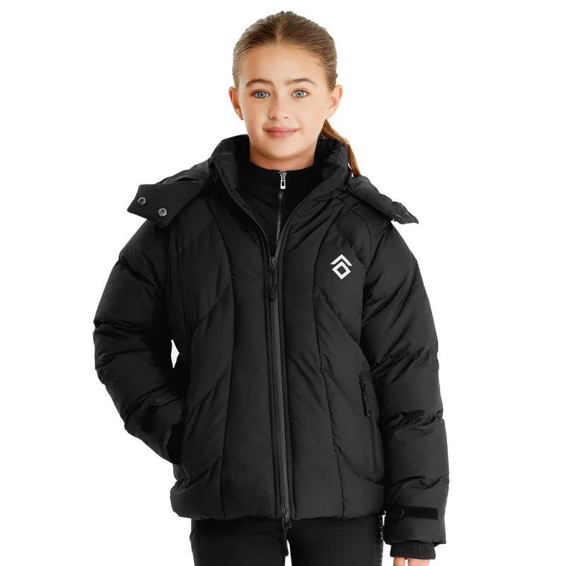Aztec Diamond Young Rider Puffer Jacket - Black