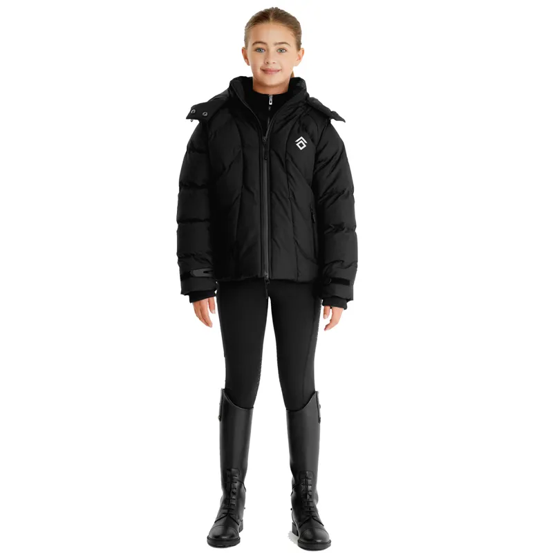 Aztec Diamond Young Rider Puffer Jacket - Black-2