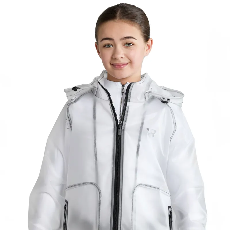 Aztec Diamond Young Rider Clear Rain Jacket - Clear-2