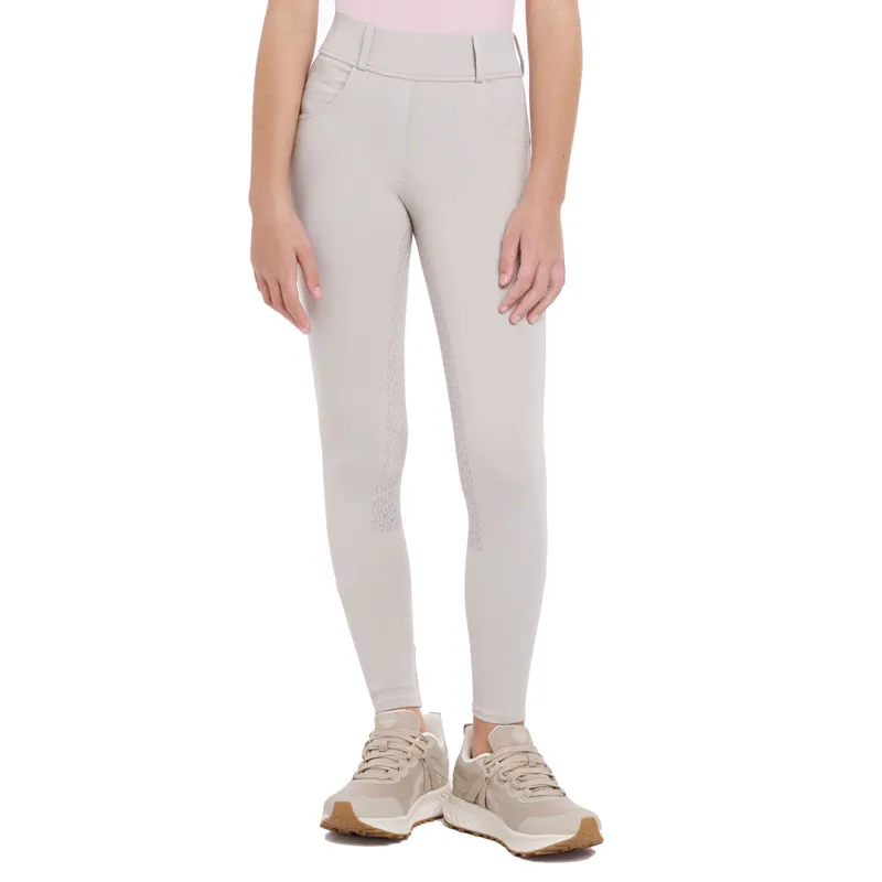 LeMieux Young Rider Remi Bregging Riding Tights - Stone