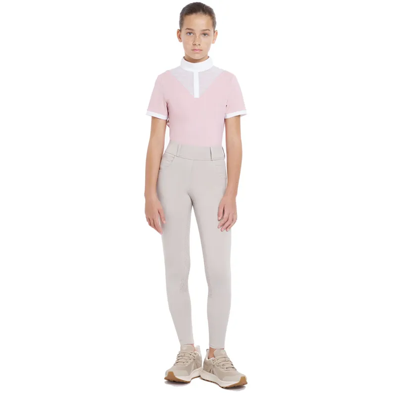 LeMieux Young Rider Remi Bregging Riding Tights - Stone-1