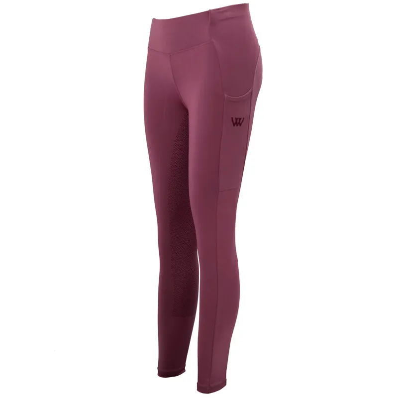 Woof Wear Young Rider Pro Riding Tights - Rose