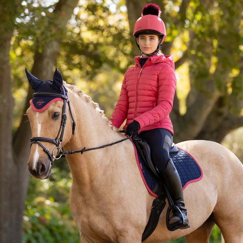 LeMieux Young Rider Ruby Junior Puffer Jacket - Cranberry-2