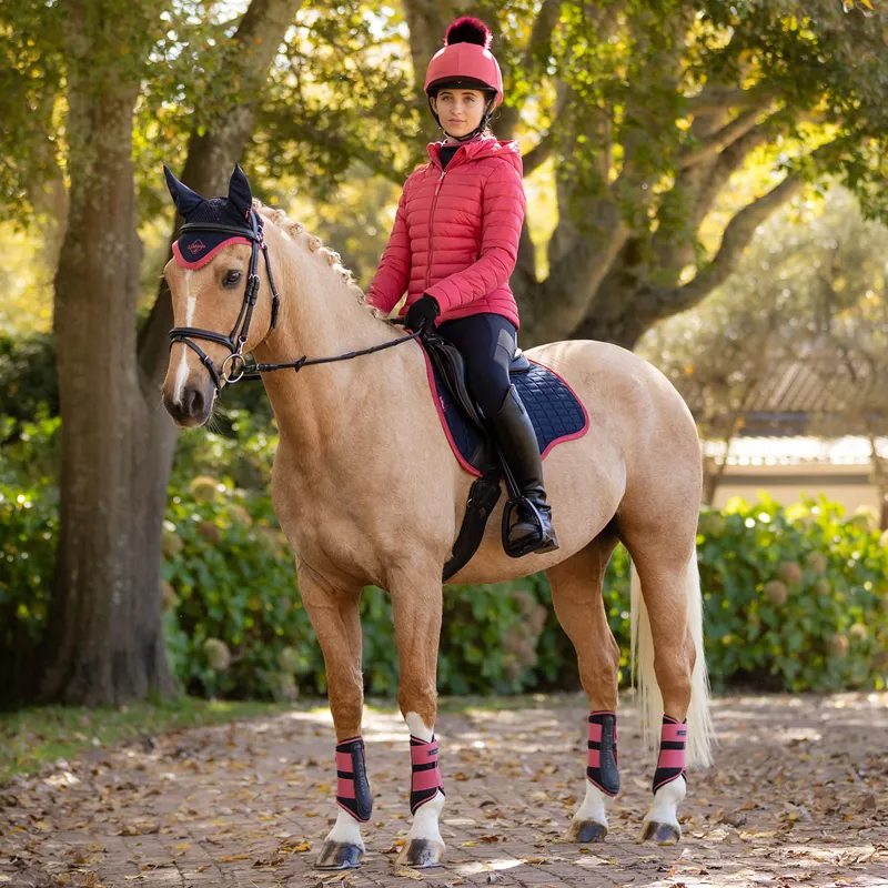 LeMieux Young Rider Ruby Junior Puffer Jacket - Cranberry-1