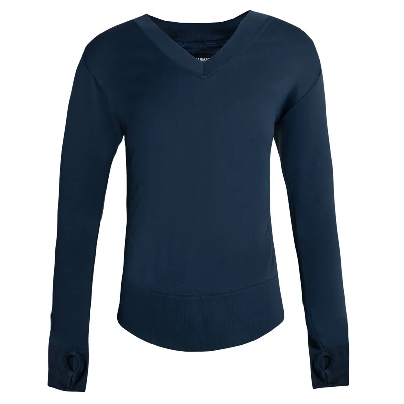 Aztec Diamond Young Rider Show Sweater - Navy-2