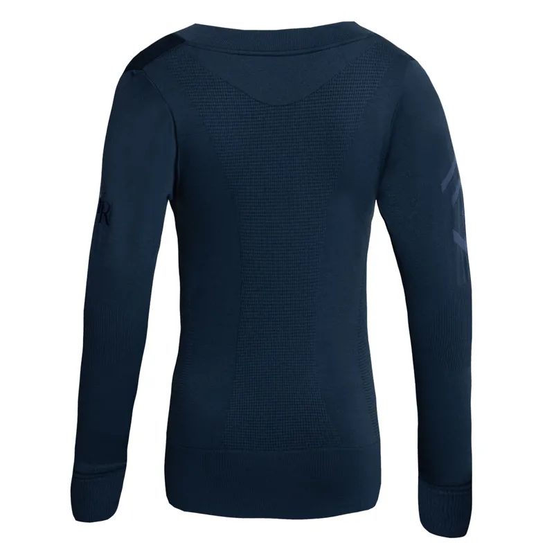 Aztec Diamond Young Rider Show Sweater - Navy-1