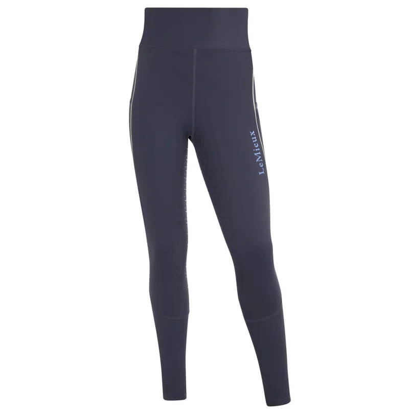 LeMieux x This Esme Young Rider Pull On Junior Breeches - Dusk Blue-1