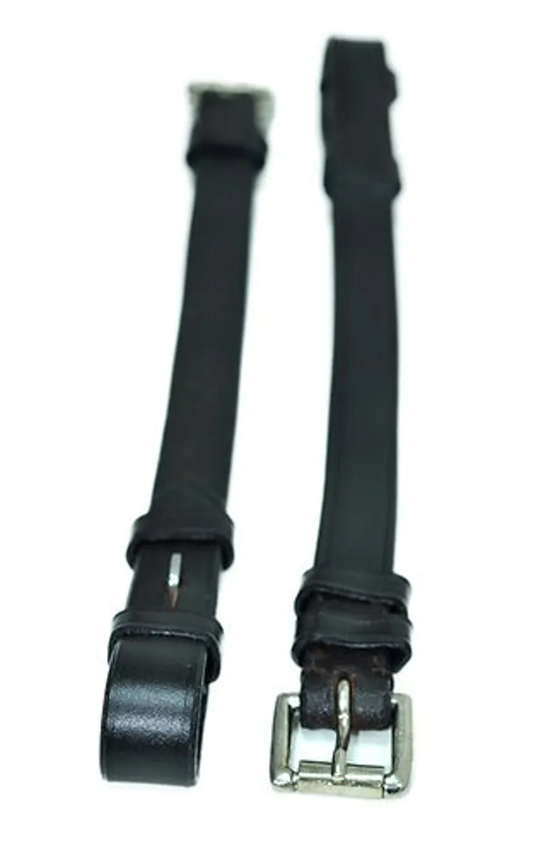 Dever Ascot Polo Cheekpieces - Black-1