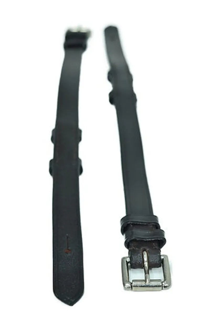 Dever Ascot Polo Cheekpieces - Black-2