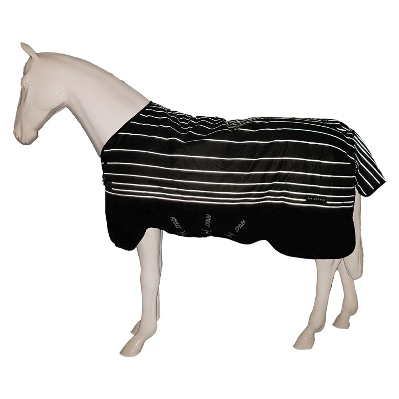 Amigo Bravo 12 Reflectech Plus 250g Turnout Rug - Black/Reflective-1