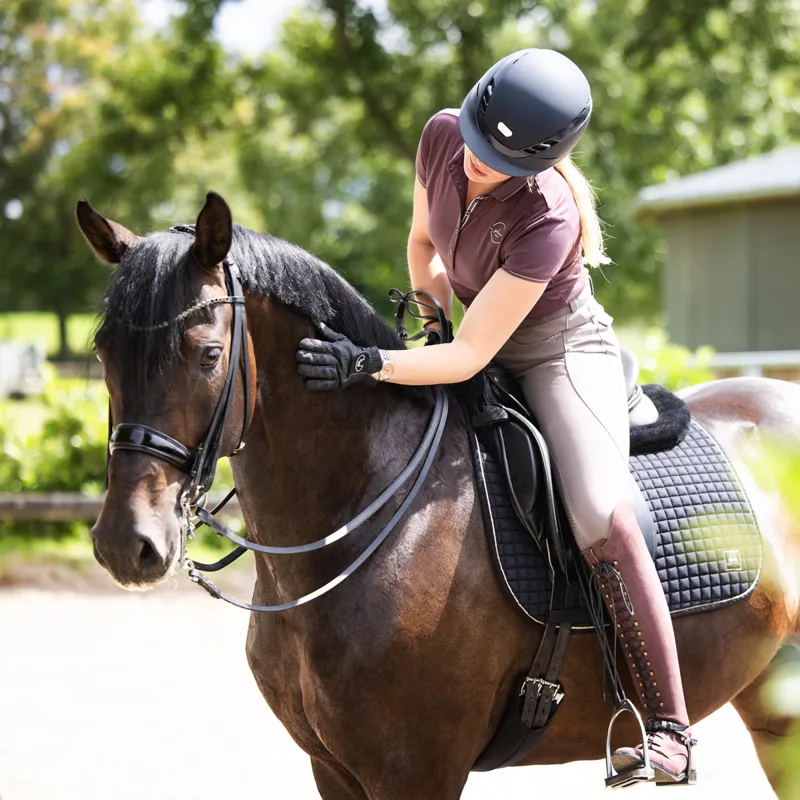 Abus x Pikeur AirLuxe Supreme Riding Hat - Black-11