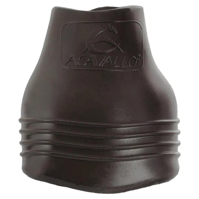 Acavallo Anatomical Non-Twist Gel Hoof Overreach Boots - Brown-1