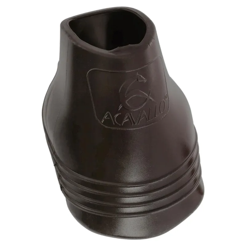 Acavallo Anatomical Non-Twist Gel Hoof Overreach Boots - Brown-3