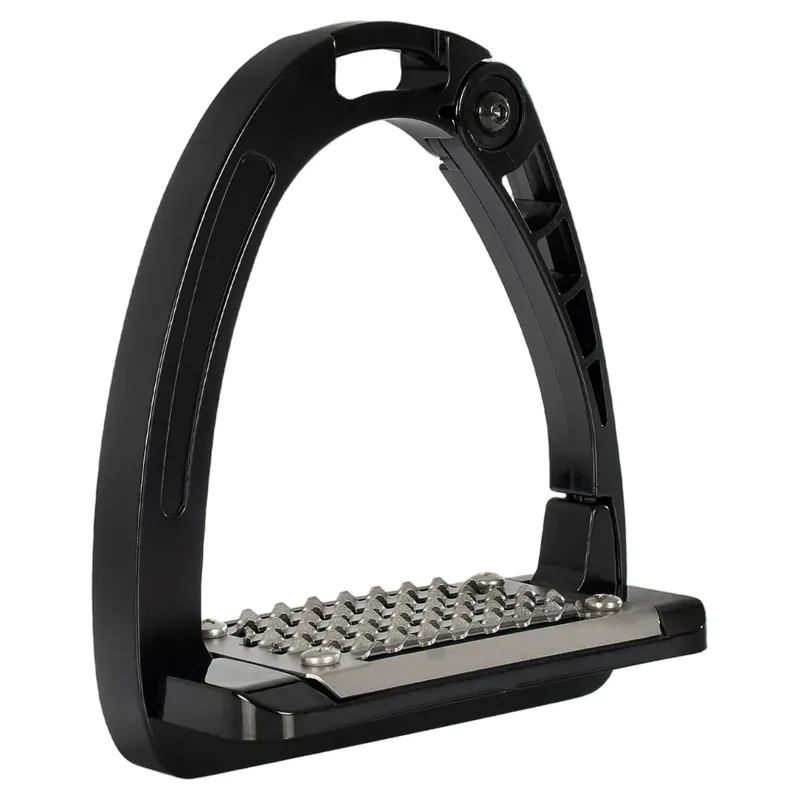 Acavallo Arena AluPro Junior Stirrup Irons - Black-3