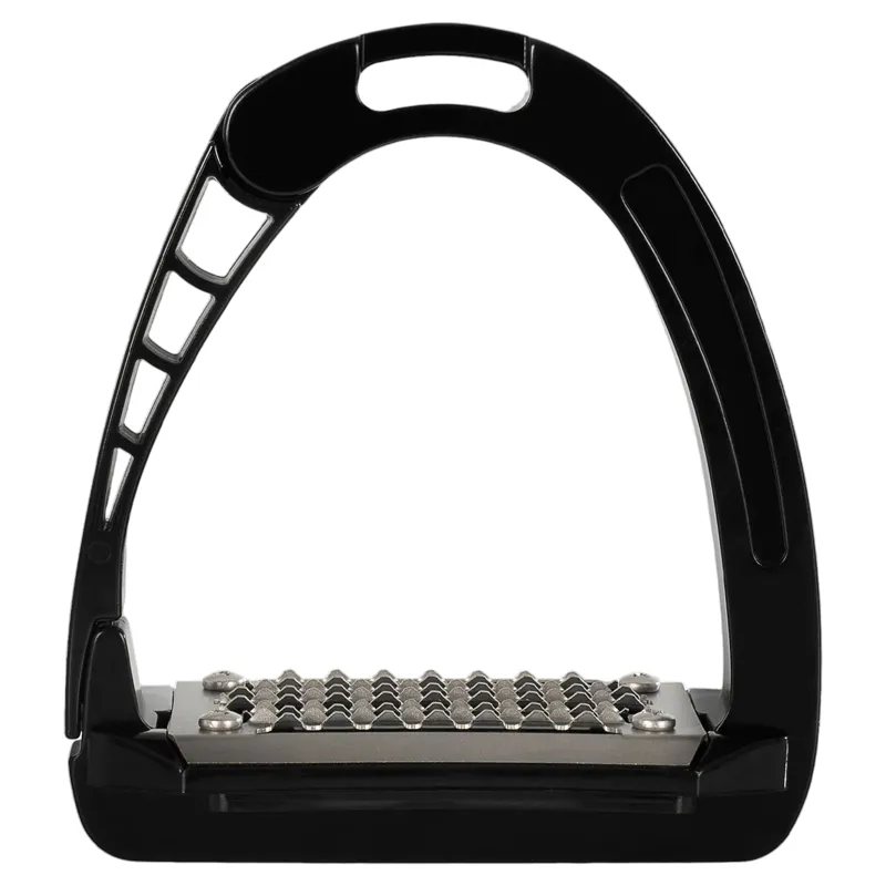 Acavallo Arena AluPro Junior Stirrup Irons - Black-5