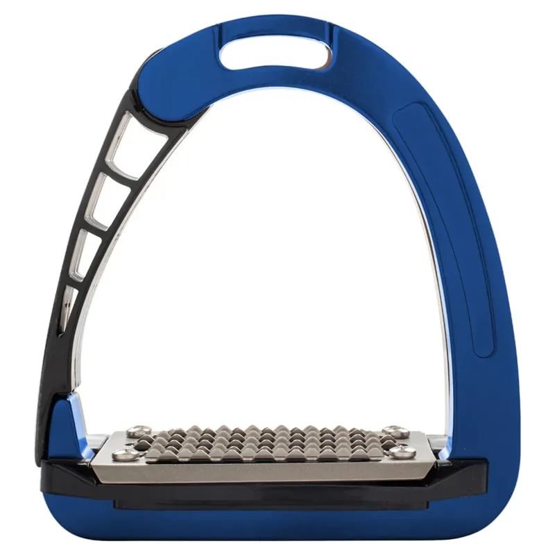 Acavallo Arena AluPro Junior Stirrup Irons - Blue-1