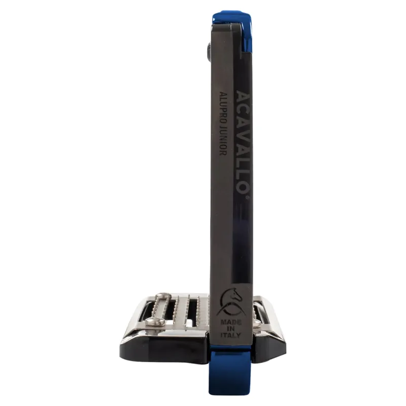 Acavallo Arena AluPro Junior Stirrup Irons - Blue-3