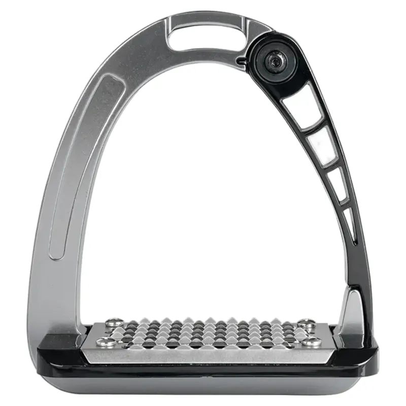 Acavallo Arena AluPro Junior Stirrup Irons - Titanium-1